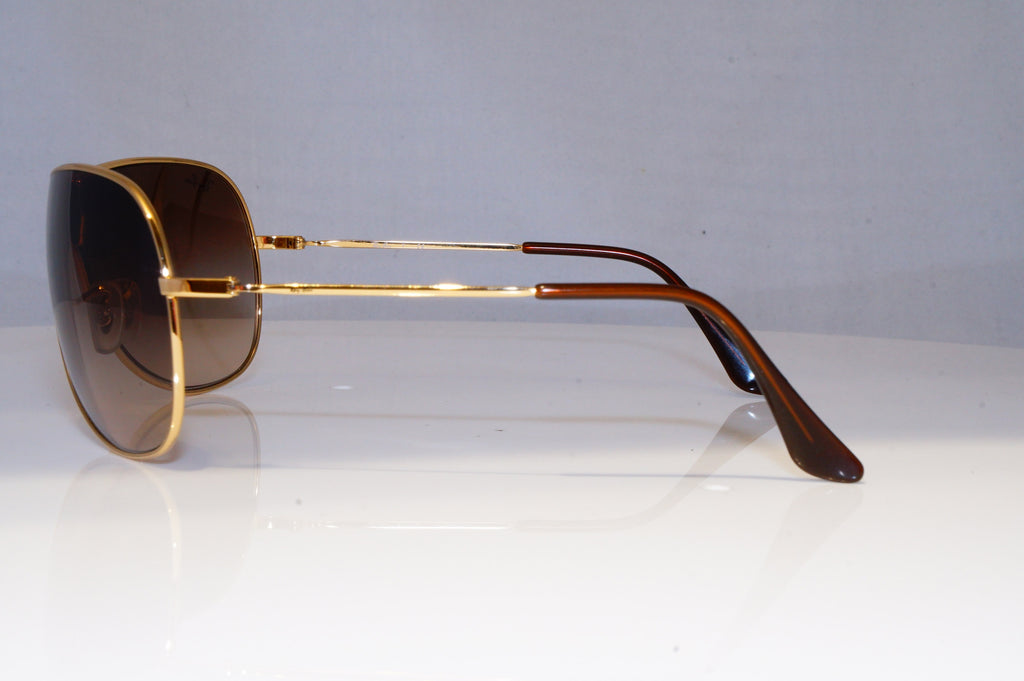RAY-BAN Mens Womens Designer Sunglasses Gold Shield RB 3211 001/13 20985