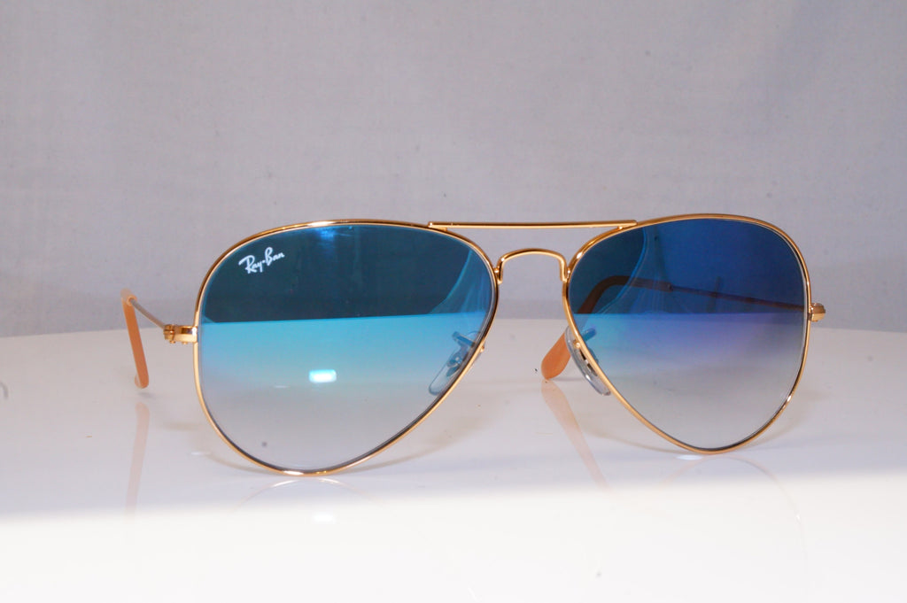 RAY-BAN Mens Designer Sunglasses Gold Aviator RB 3025 001/3F 18412