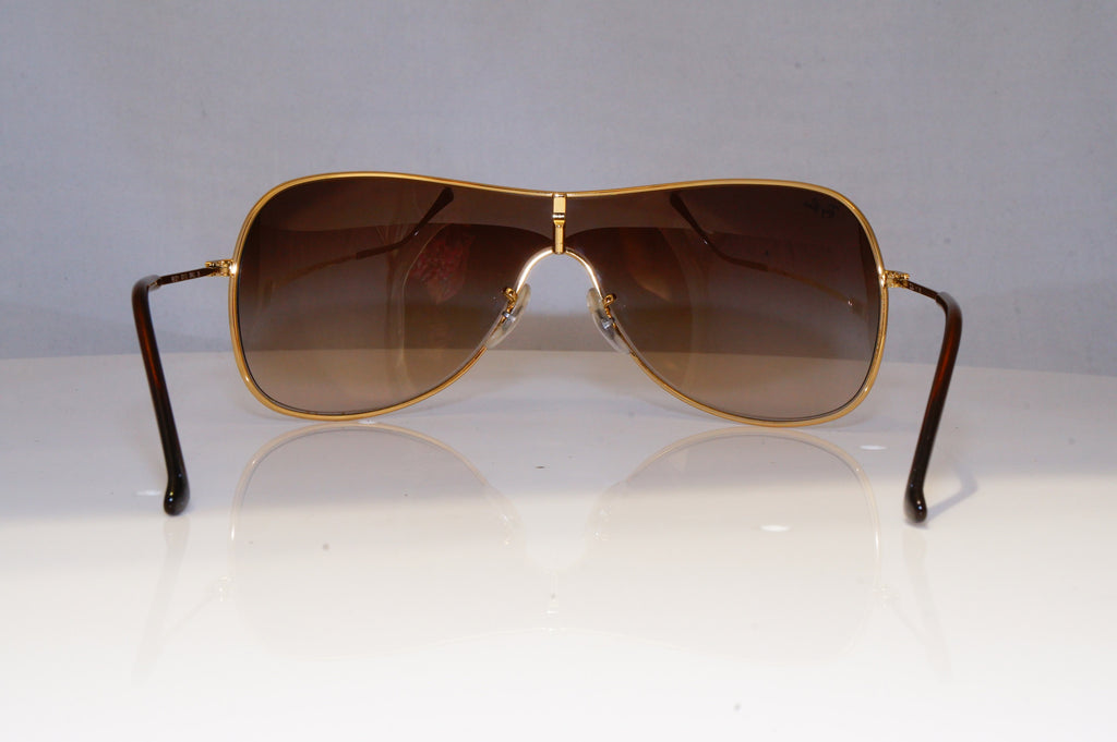 RAY-BAN Mens Womens Designer Sunglasses Gold Shield RB 3211 001/13 20985