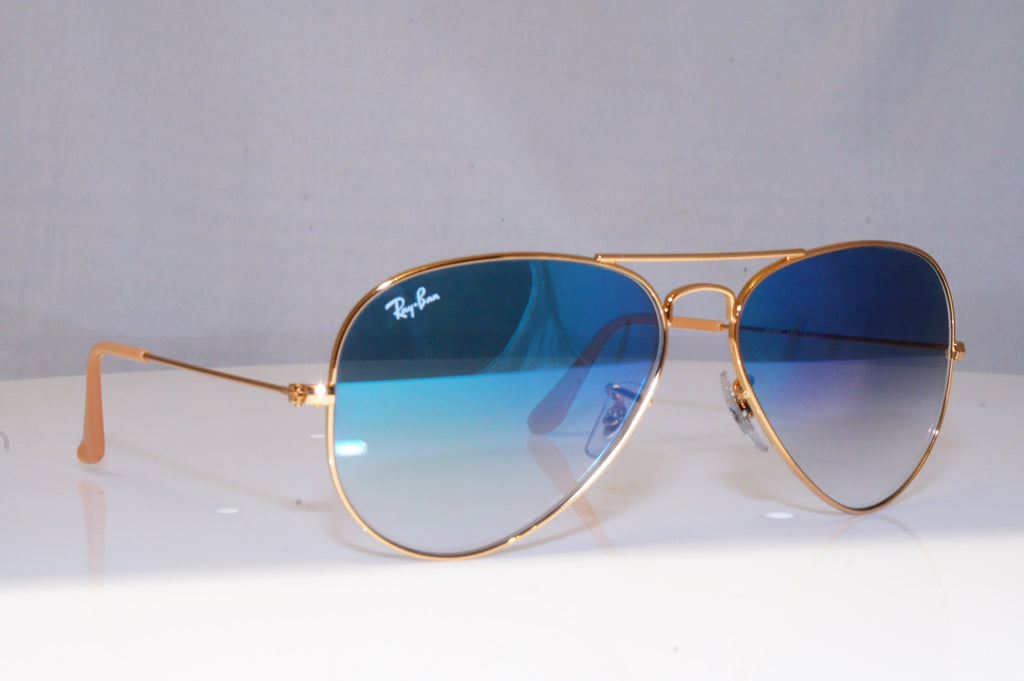 RAY-BAN Mens Designer Sunglasses Gold Aviator RB 3025 001/3F 18412