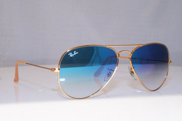 RAY-BAN Mens Designer Sunglasses Gold Aviator RB 3025 001/3F 18412