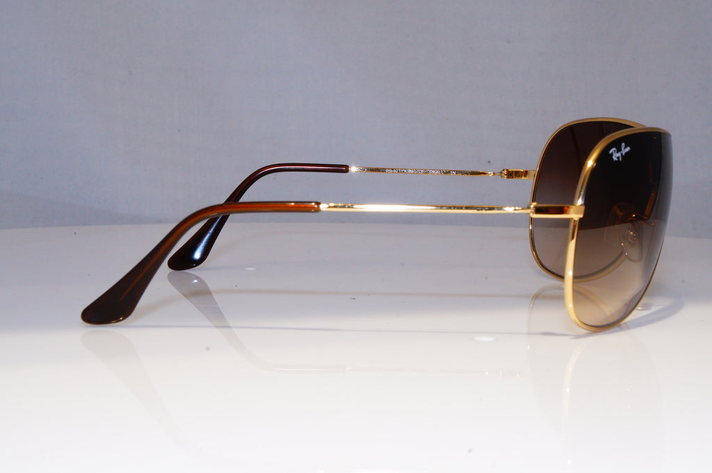 RAY-BAN Mens Womens Designer Sunglasses Gold Shield RB 3211 001/13 20985