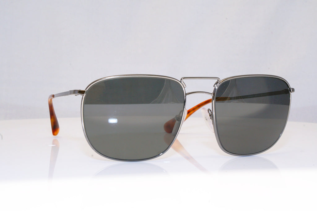 PRADA Mens Polarized Mirror Designer Sunglasses Aviator SPR 52T 5AV-6PO 17981