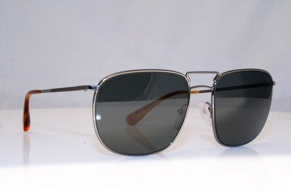 PRADA Mens Polarized Mirror Designer Sunglasses Aviator SPR 52T 5AV-6PO 17981