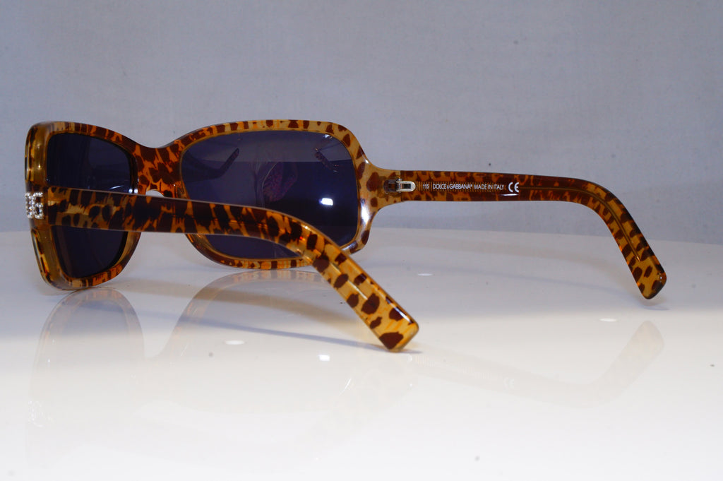 DOLCE & GABBANA Womens Diamante Designer Sunglasses LEOPARD DG 648S 792 20990