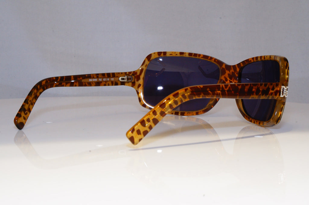 DOLCE & GABBANA Womens Diamante Designer Sunglasses LEOPARD DG 648S 792 20990