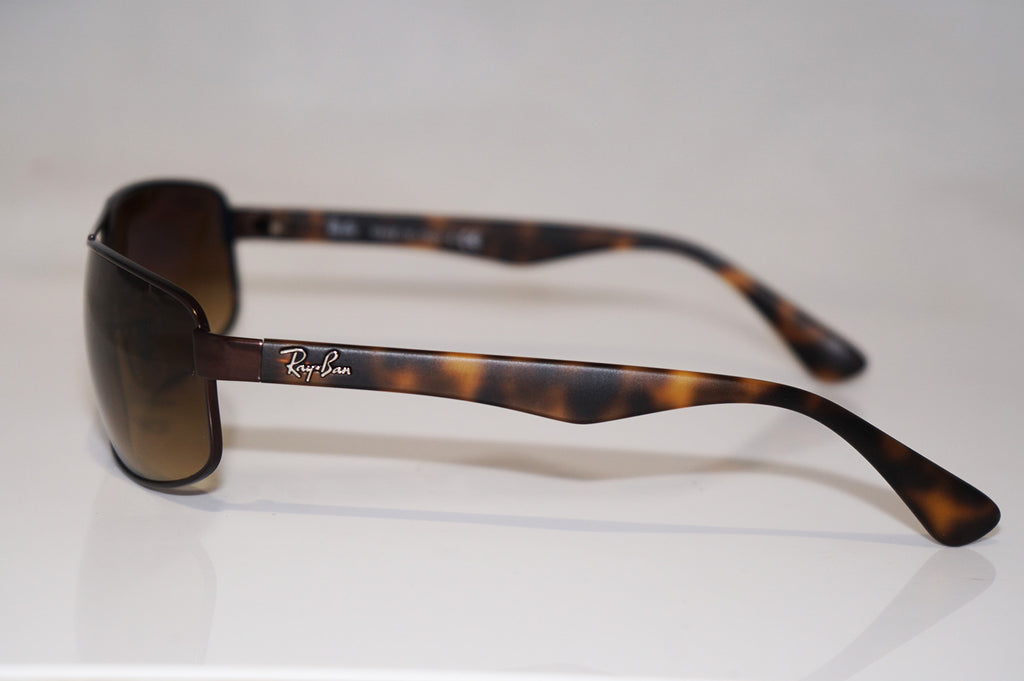 RAY-BAN Mens Designer Sunglasses Brown Rectangle RB 3445 012/85 16948
