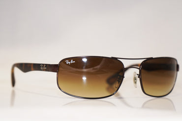 RAY-BAN Mens Designer Sunglasses Brown Rectangle RB 3445 012/85 16948