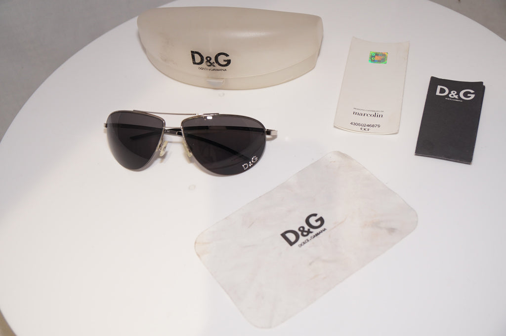 DOLCE & GABBANA Mens Womens Diamante Designer Sunglasses  Pilot D&G 2166 18744