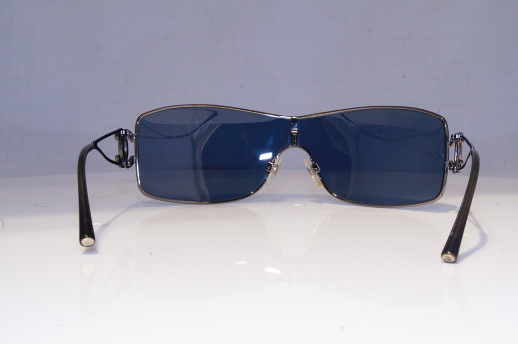 CHANEL Womens Diamante Designer Sunglasses Silver Shield 4073 BL 19745