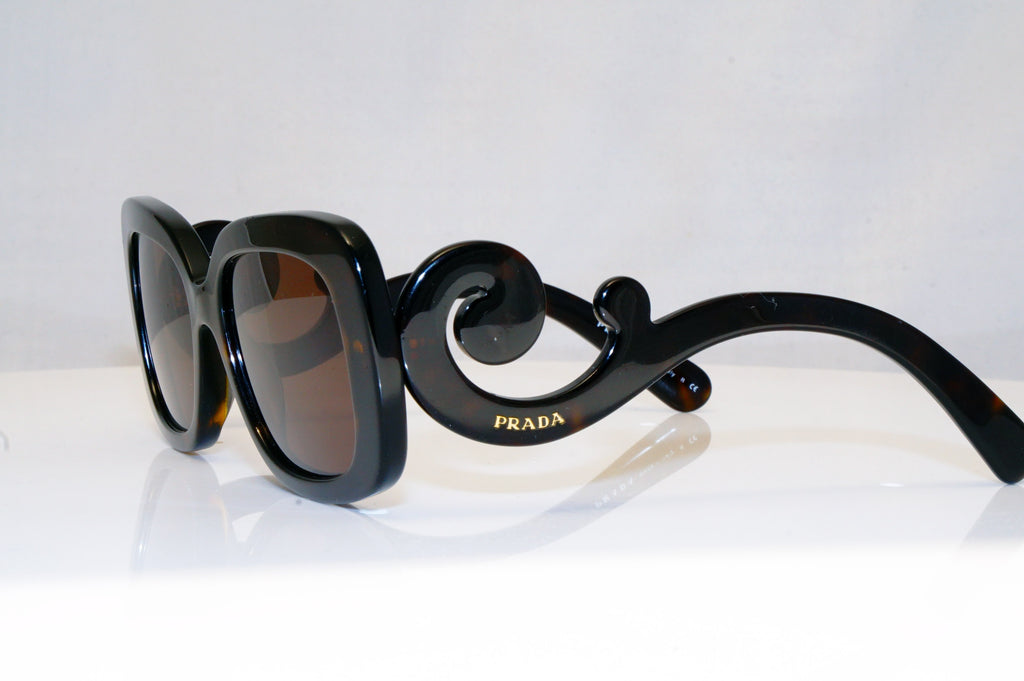 PRADA Womens Baroque Swirl Designer Sunglasses Brown SPR 270 2AU-6S1 18026