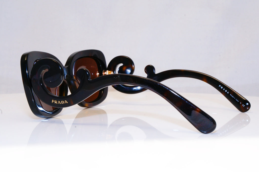 PRADA Womens Baroque Swirl Designer Sunglasses Brown SPR 270 2AU-6S1 18026