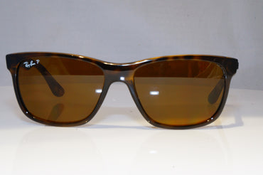 RAY-BAN Mens Polarized Designer Sunglasses Brown Rectangle RB 4181 710/83 21135