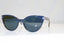 PRADA Womens Designer Sunglasses Blue Cat Eye VPR 01T TFM-101 18042