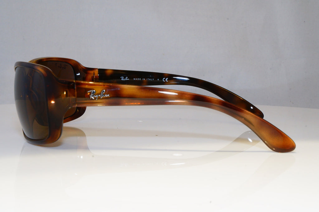 RAY-BAN Mens Unisex Polarized Sunglasses Brown Rectangle RB 4068 642/57 21134