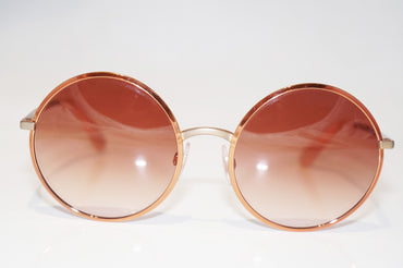 DOLCE & GABBANA Womens Designer Sunglasses Gold Round DG 2155 1293/13 16952