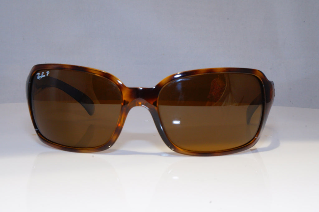 RAY-BAN Mens Unisex Polarized Sunglasses Brown Rectangle RB 4068 642/57 21134