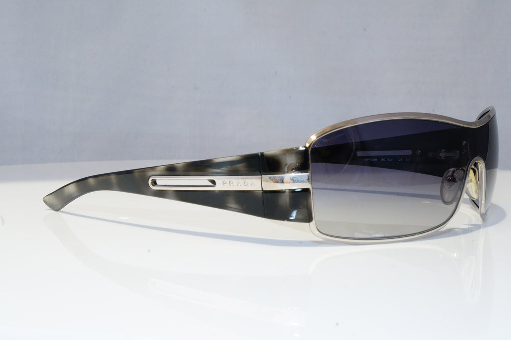 PRADA Mens Boxed Designer Sunglasses Grey Shield SPR 56H 1BC-5D1 18737