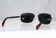 PRADA Mens Designer Sunglasses Black Rectangle CARBON FIBRE SPS 500 QFP3M1 17984
