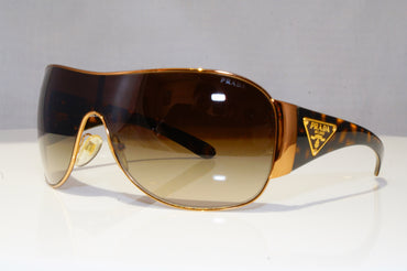 PRADA Mens Womens Boxed Designer Sunglasses Brown Shield SPR 57L 70E-6S1 18738