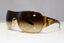 PRADA Mens Womens Boxed Designer Sunglasses Brown Shield SPR 57L 70E-6S1 18738