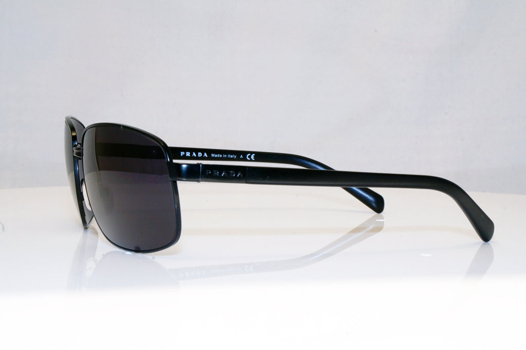 PRADA Mens Designer Sunglasses Black Rectangle SPR 54Q 1BO-1A1 17962