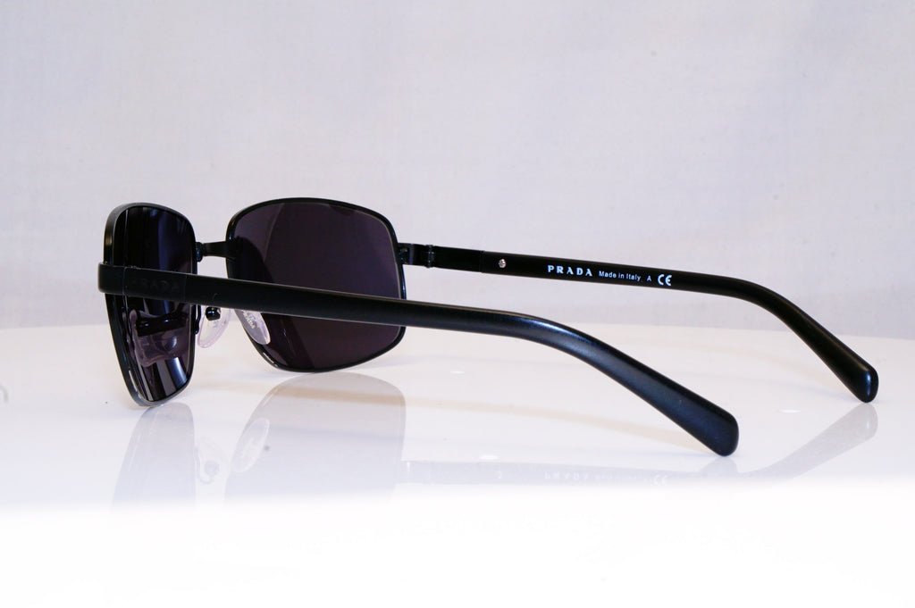 PRADA Mens Designer Sunglasses Black Rectangle SPR 54Q 1BO-1A1 17962