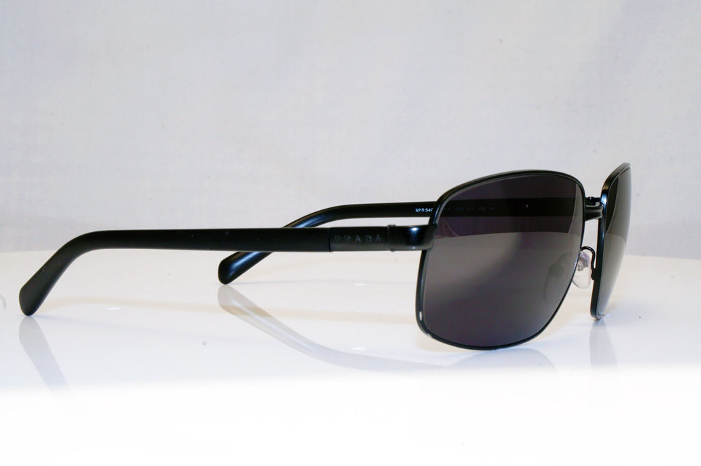 PRADA Mens Designer Sunglasses Black Rectangle SPR 54Q 1BO-1A1 17962