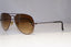 RAY-BAN Mens Womens Sunglasses Brown Pilot AVIATOR RB 3025 014/51 21131