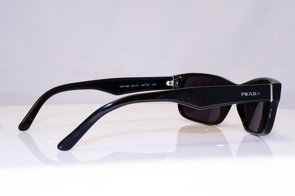 PRADA Womens Designer Sunglasses Black Rectangle VPR 16M 1AB-101 18036