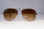 RAY-BAN Mens Womens Sunglasses Brown Pilot AVIATOR RB 3025 014/51 21131