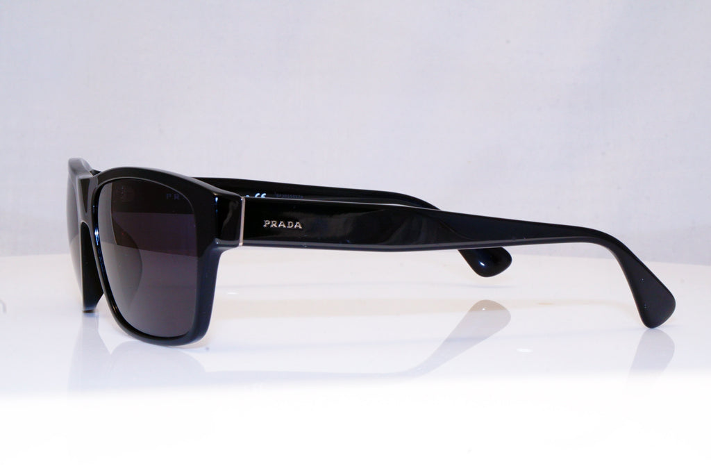 PRADA Mens Designer Sunglasses Black Rectangle VPR 17S-F 1AB-101 17983