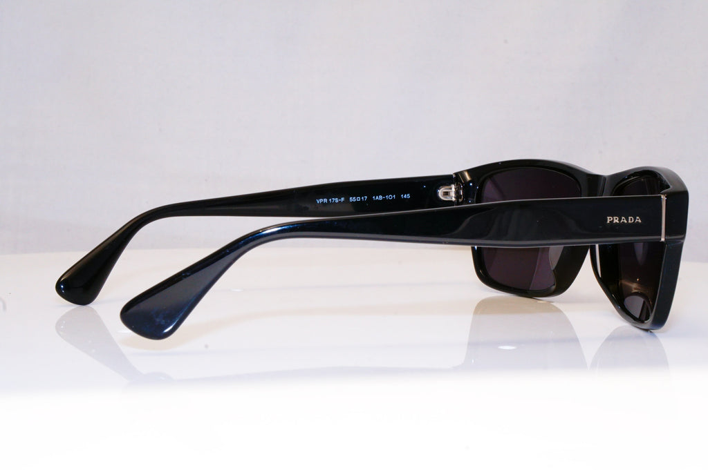 PRADA Mens Designer Sunglasses Black Rectangle VPR 17S-F 1AB-101 17983