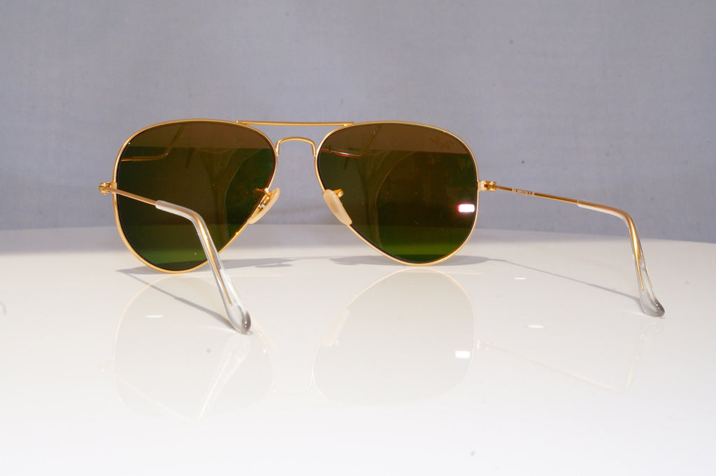 RAY-BAN Mens Mirror Designer Sunglasses Gold Pilot RB 3025 112/89 17923