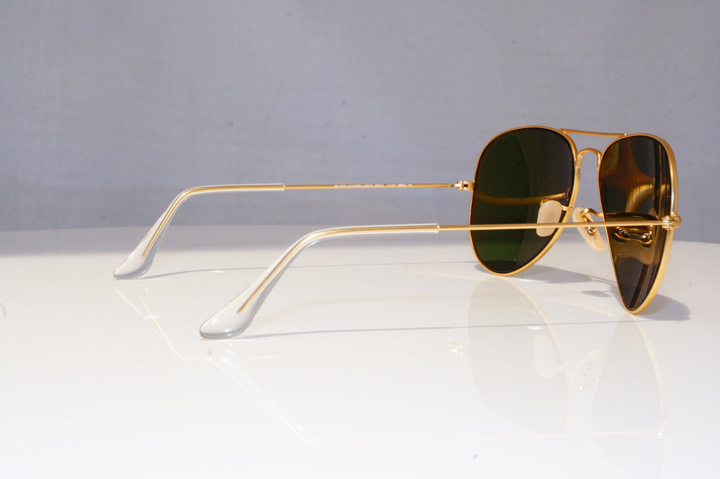 RAY-BAN Mens Mirror Designer Sunglasses Gold Pilot RB 3025 112/89 17923