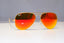RAY-BAN Mens Mirror Designer Sunglasses Gold Pilot RB 3025 112/89 17923