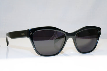 PRADA Womens Designer Sunglasses Black Cat Eye VPR 17M 1AB-101 18028