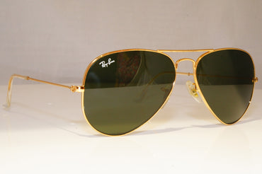 RAY-BAN Mens Womens Unisex Sunglasses Gold Pilot AVIATOR RB 3025 L0205 21129