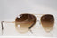 RAY-BAN Mens Designer Sunglasses Gold Aviator 62mm RB 3025 001/51 16785