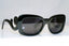 PRADA Womens Designer Sunglasses Grey Cat Eye VPR 11R TFN-101 18010