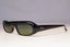 RAY-BAN Mens Womens Vintage Designer Sunglasses Black Rectangle RB 2129 19721