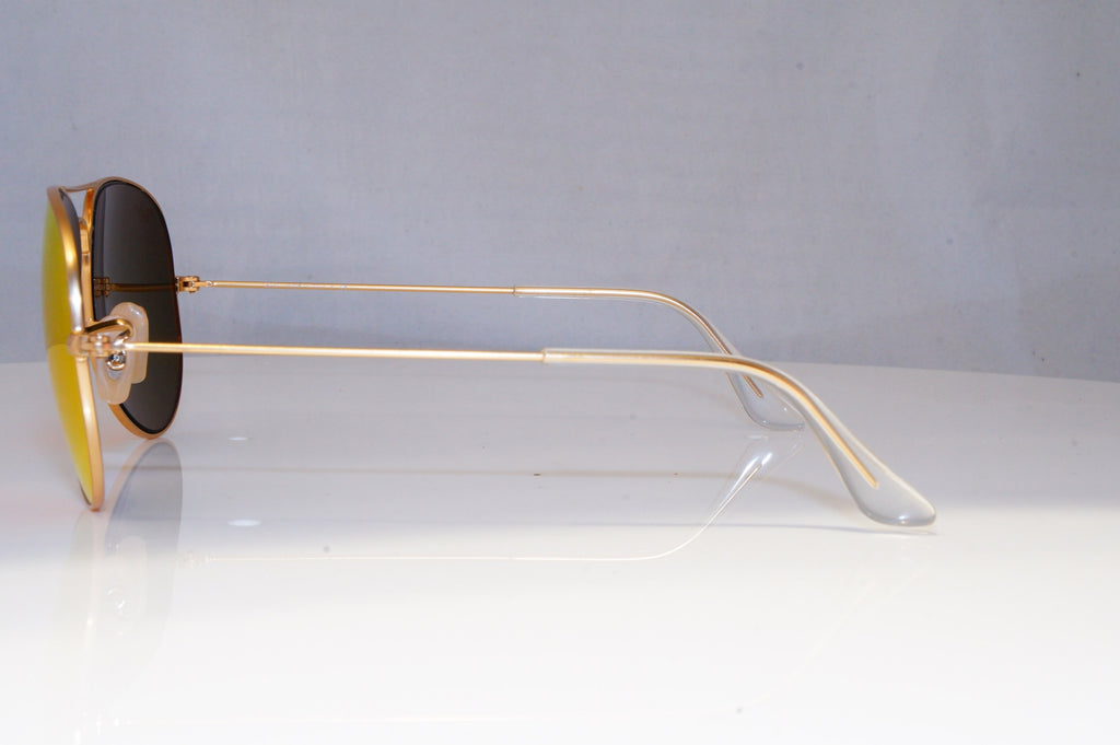 RAY-BAN Mens Mirror Sunglasses Gold Pilot AVIATOR UNIT TWO RB 3025 112/69 21127
