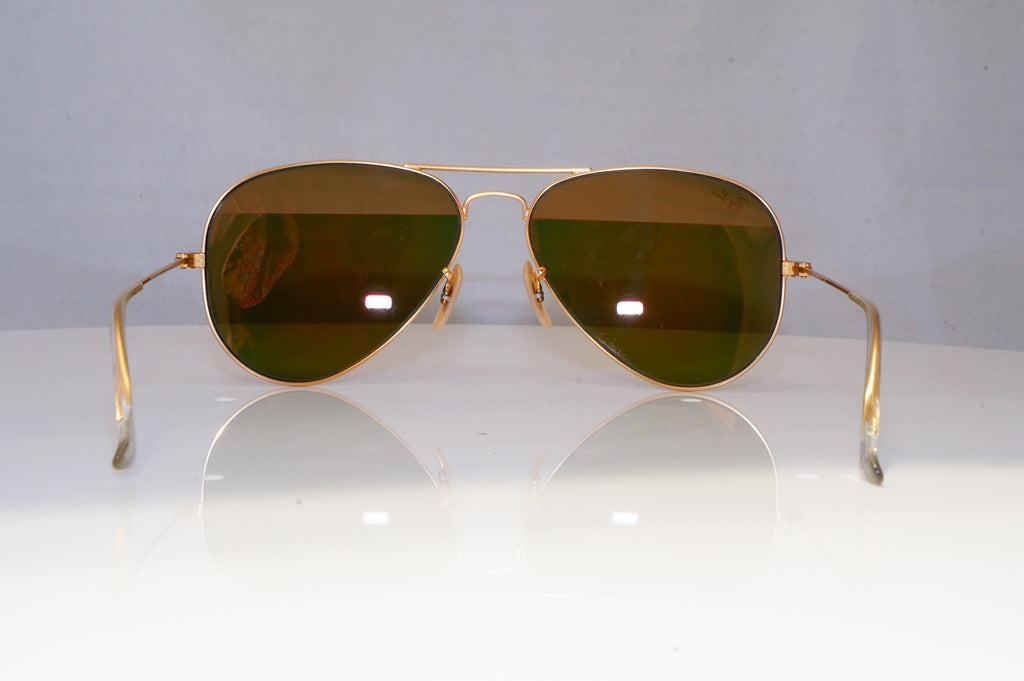 RAY-BAN Mens Mirror Sunglasses Gold Pilot AVIATOR UNIT TWO RB 3025 112/69 21127
