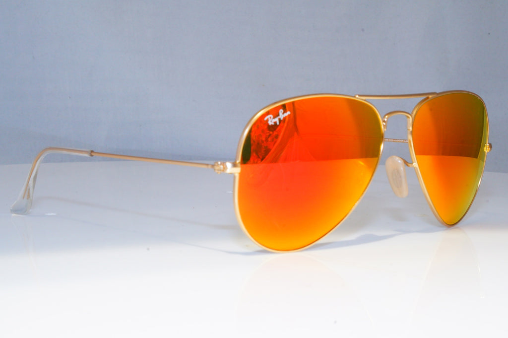RAY-BAN Mens Mirror Sunglasses Gold Pilot AVIATOR UNIT TWO RB 3025 112/69 21127