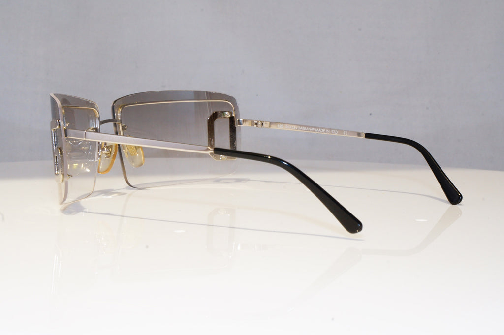 DOLCE & GABBANA Womens Designer Sunglasses Silver Wrap DG 400S 690 17915