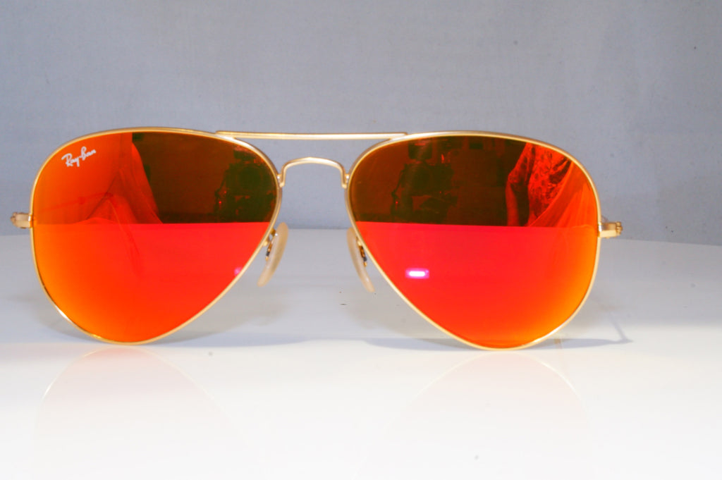 RAY-BAN Mens Mirror Sunglasses Gold Pilot AVIATOR UNIT TWO RB 3025 112/69 21127