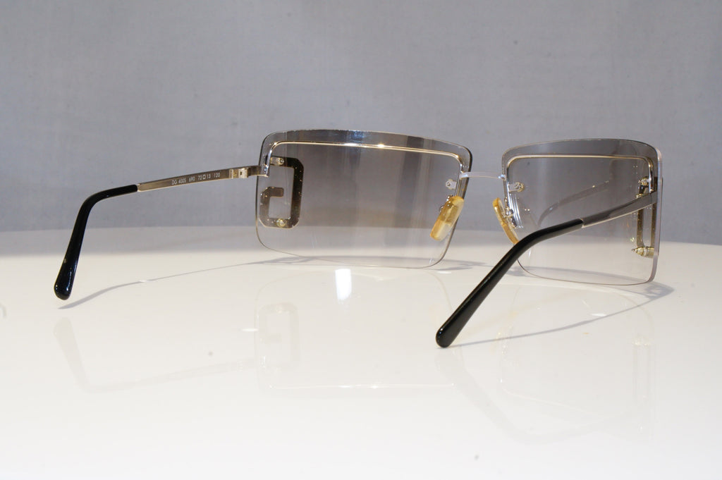 DOLCE & GABBANA Womens Designer Sunglasses Silver Wrap DG 400S 690 17915