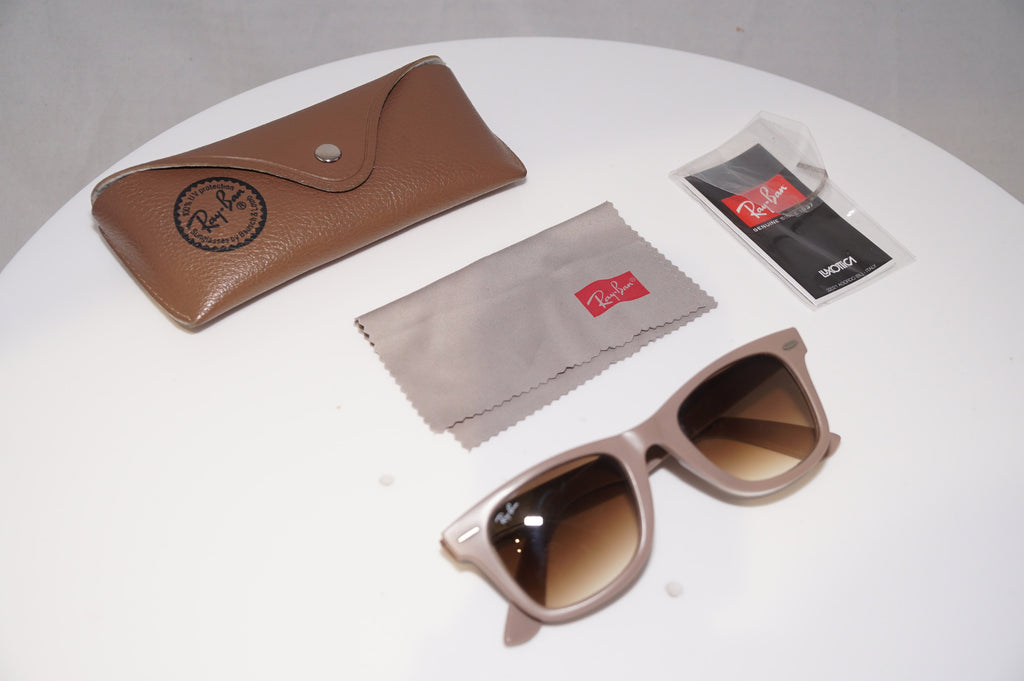 RAY-BAN Mens Designer Sunglasses Brown Wayfarer BEIGE RB 2140 556/51 18742