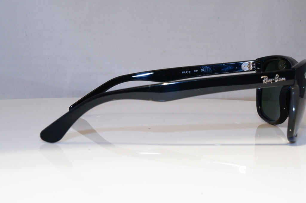 RAY-BAN Mens Designer Sunglasses Black Rectangle RB 4181 601 21124