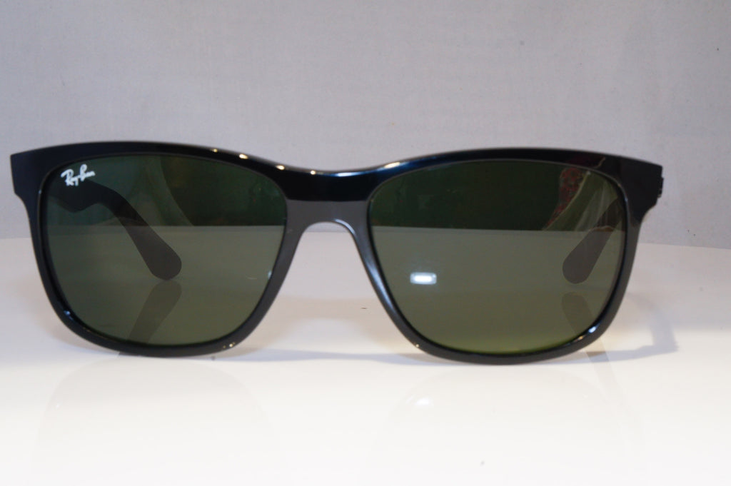 RAY-BAN Mens Designer Sunglasses Black Rectangle RB 4181 601 21124